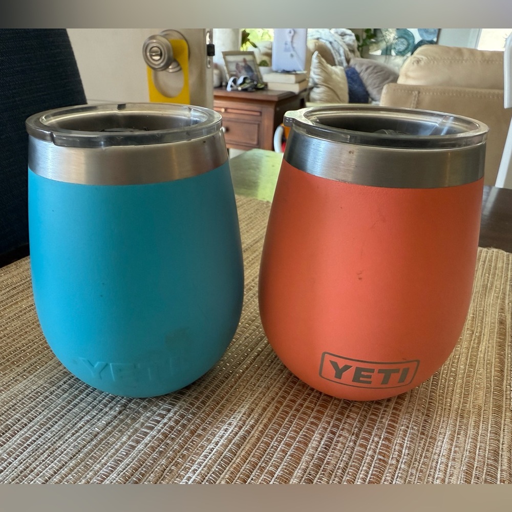 YETI wine tumblers (two sold together)